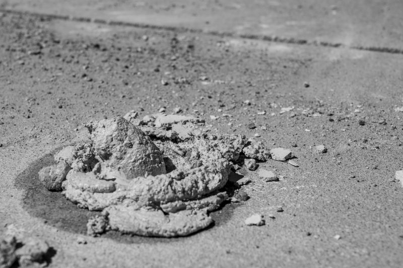 Concrete leveling process