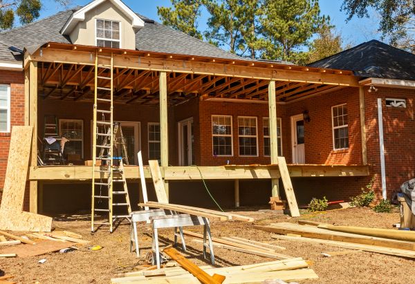 Porch Raising in Durham